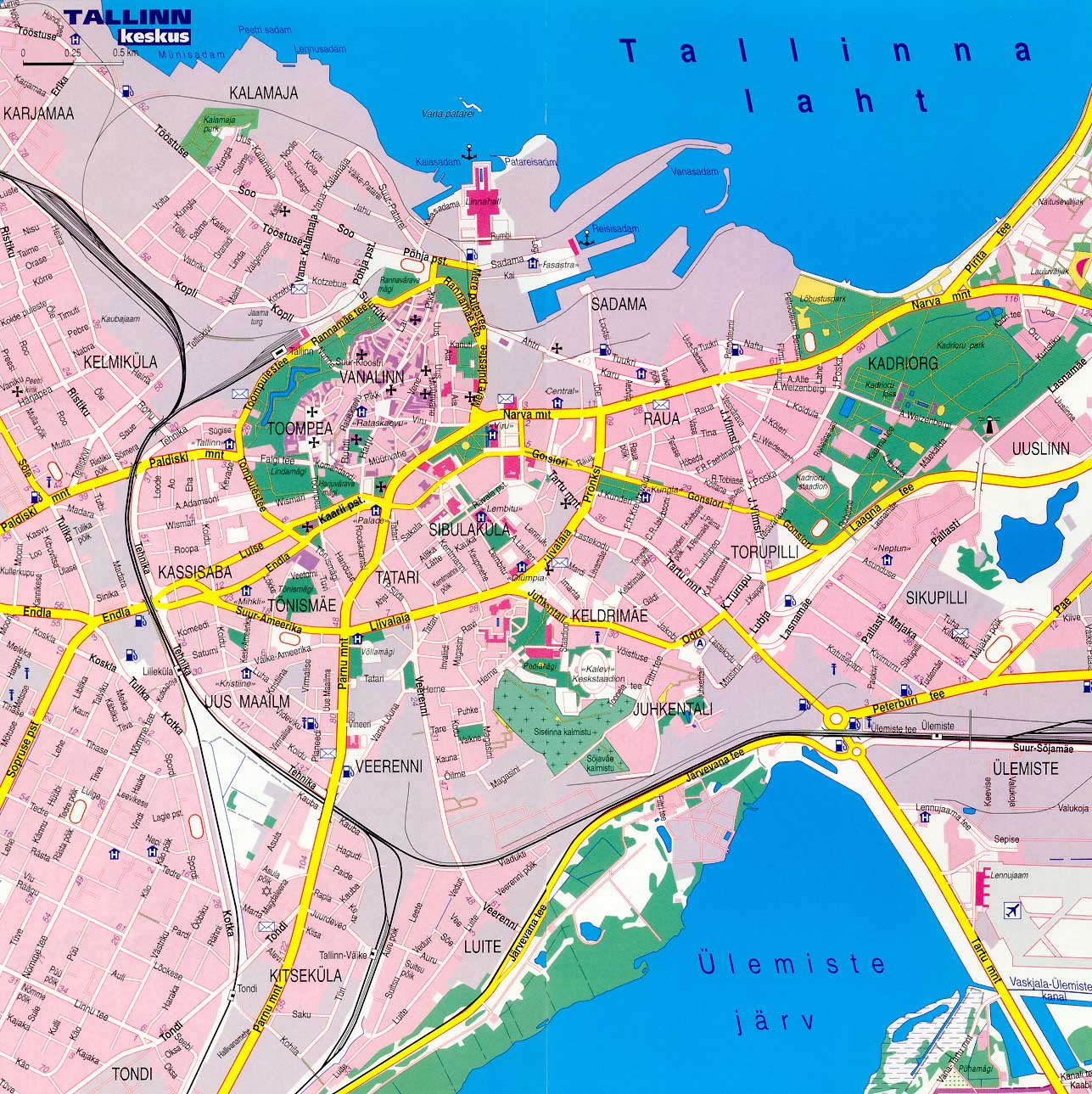 Mapa Grande de Tallinn, Estónia 4