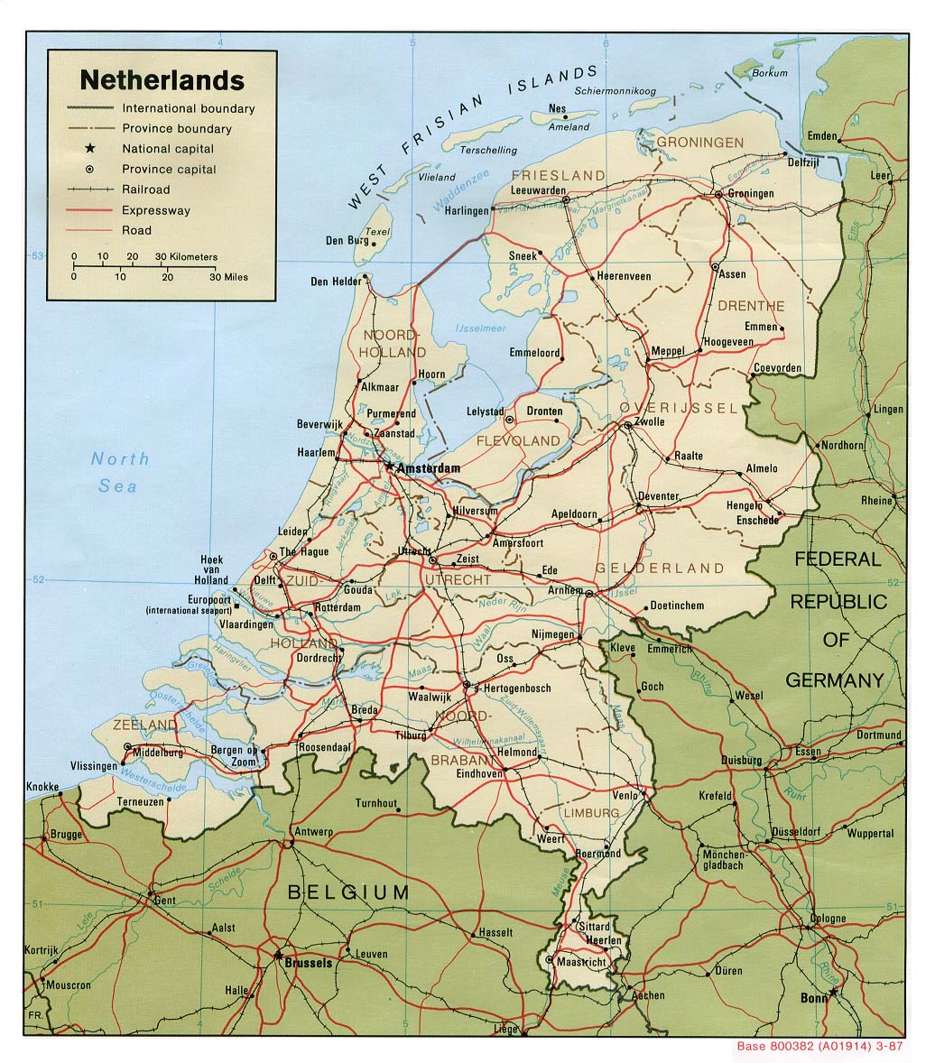 Mapas da Holanda 18