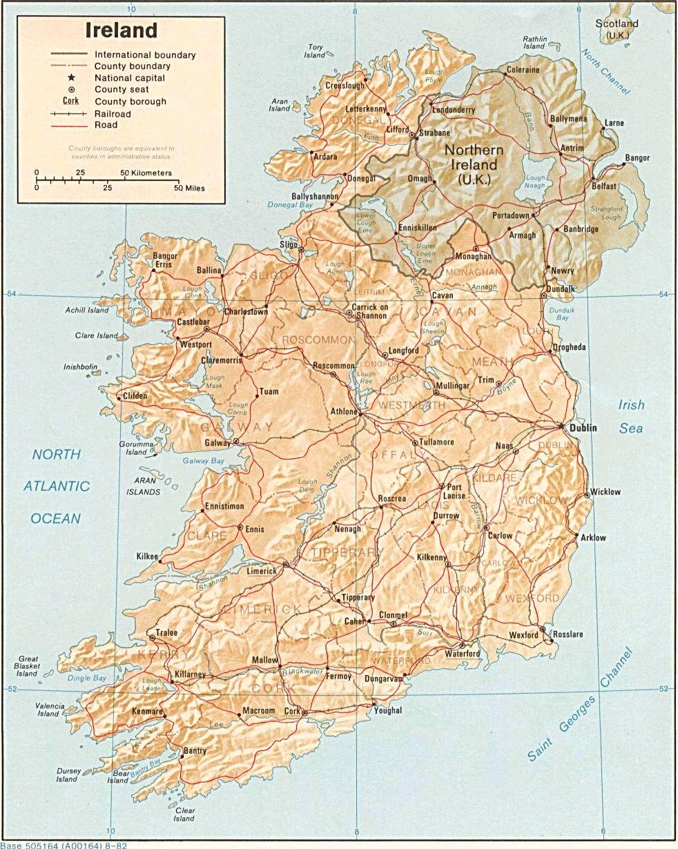 Mapa Grande da Irlanda 19