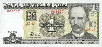 Moeda de Cuba, dinheiro de Pesos cubanos