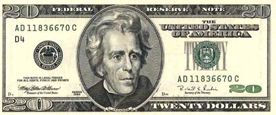 Presidente Andrew Jackson.