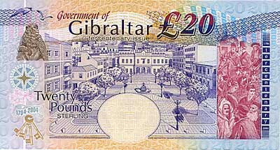 Moeda de Gibraltar, dinheiro de Libras gibraltinas