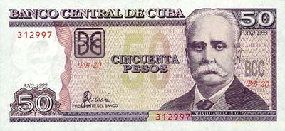 Moeda de Cuba, dinheiro de Pesos cubanos