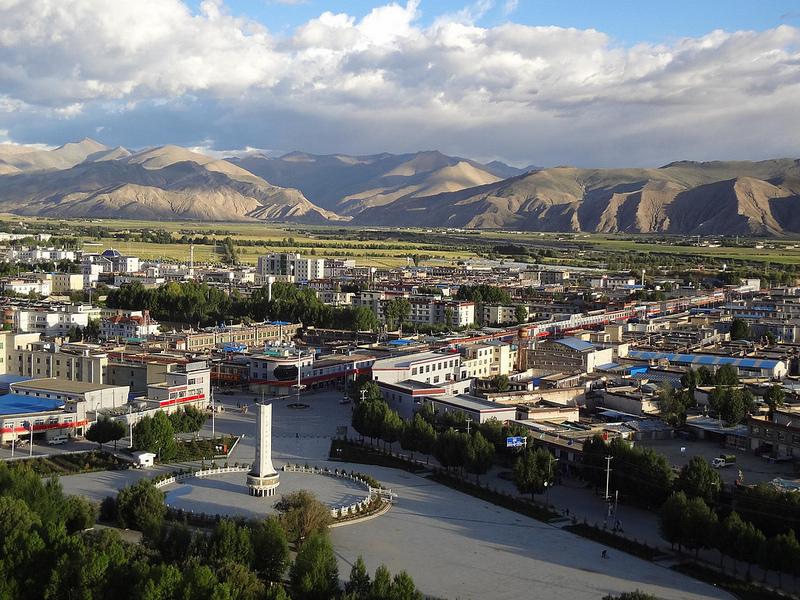 Fotografias da Cidade Nova de Gyantse, Tibete 16