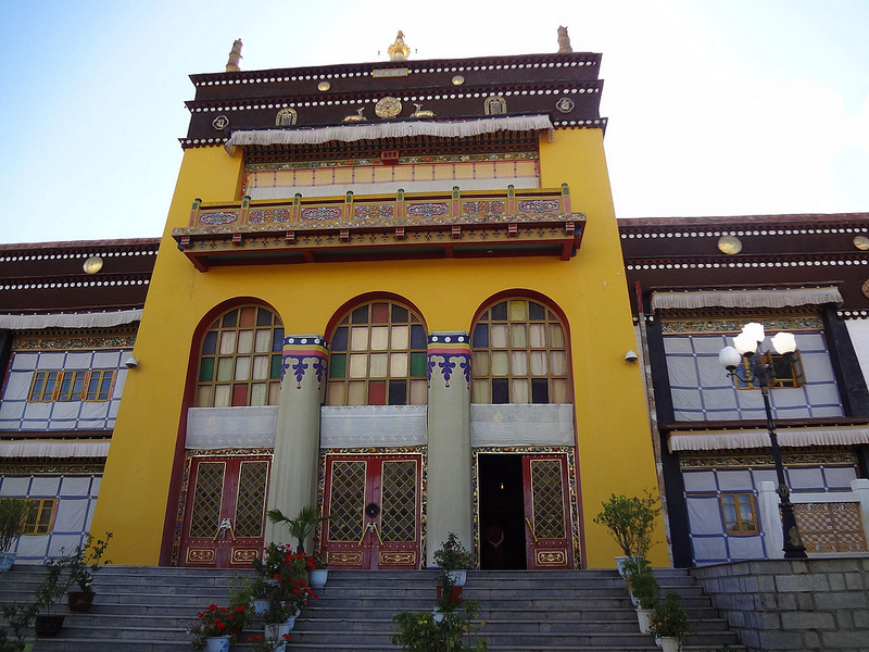 Palácio Dechen em Shigatse, Tibete 9