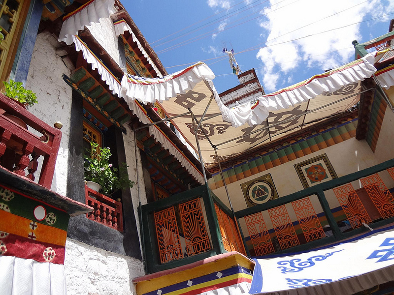 Hotel Trichang Labrang em Lhasa, Tibete 4