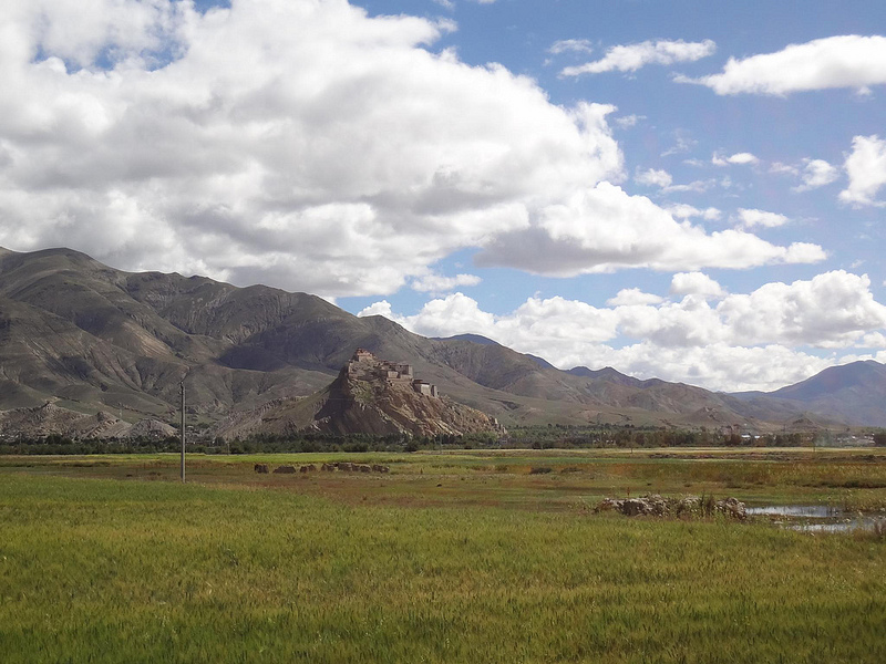 Fotografias entrada cidade Gyantse, Tibete 47