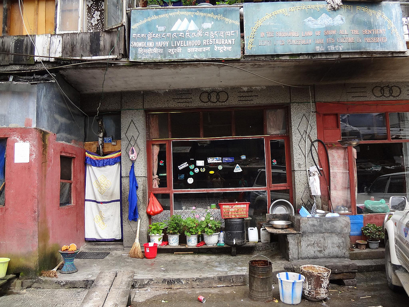 Restaurante Snowland Happy Livelihood em Zangmu, Tibete 59