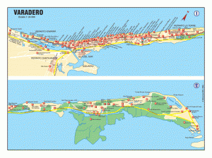 Mapa Hoteis Varadero Cuba