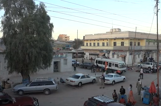 Rua em Hargeisa na Somalilandia