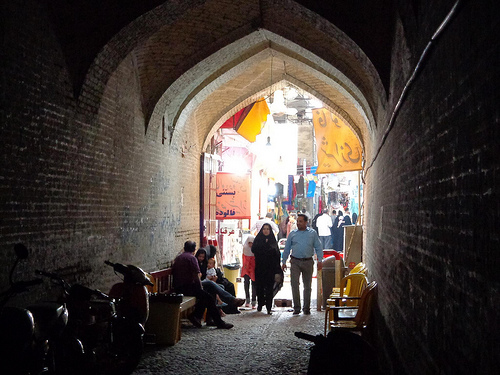 Fotografias dos mercados de Shiraz, Irão 12