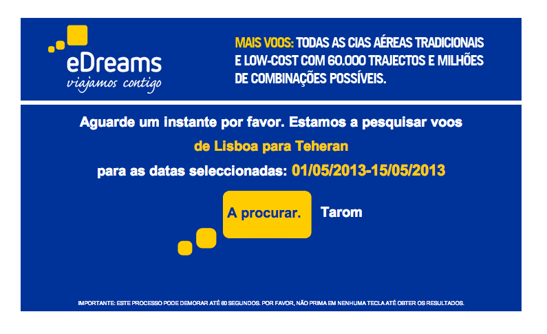 Bilhete aviao Lisboa Teerao no Irao