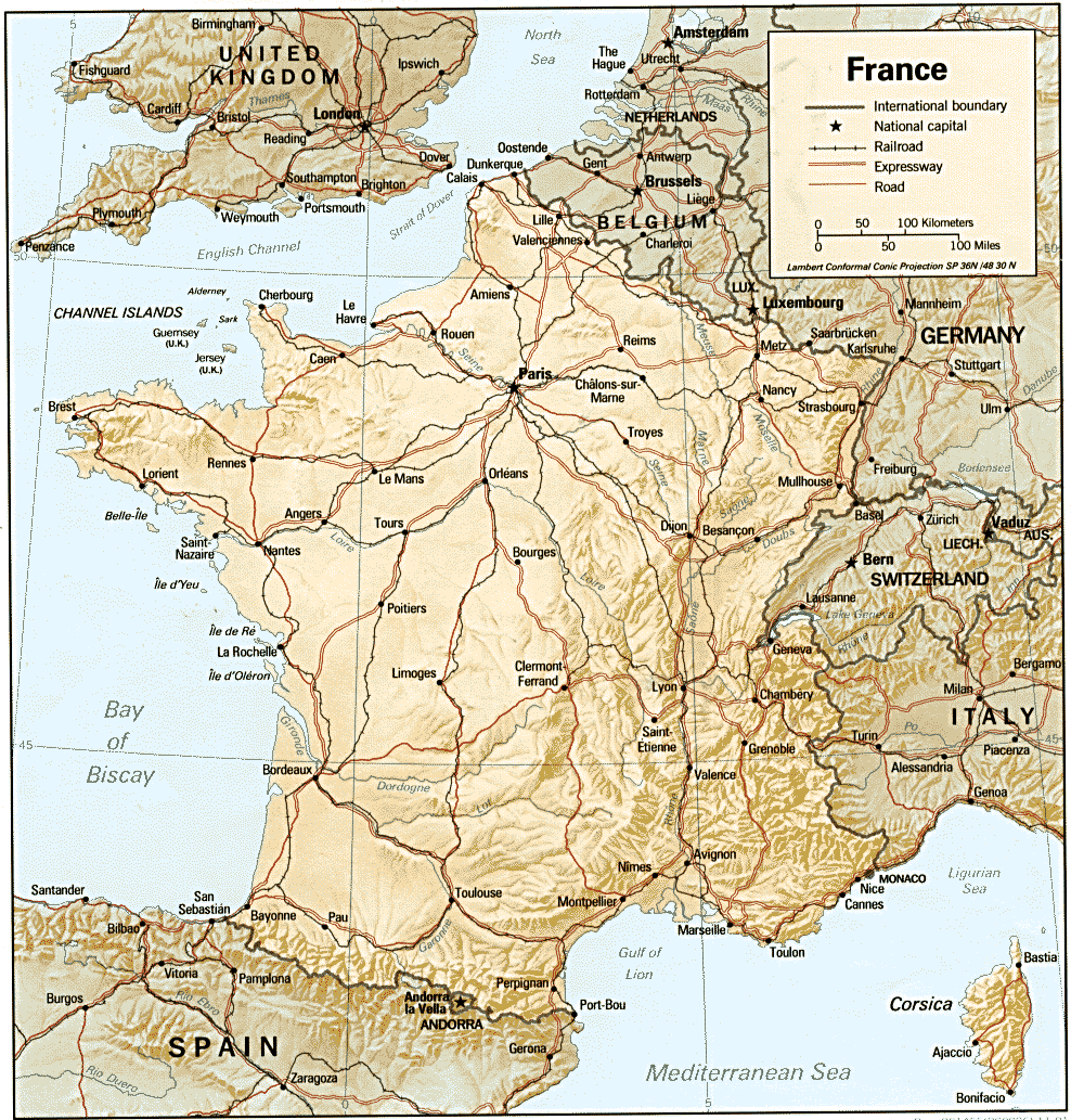 Mapas da França 6