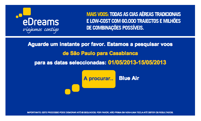 Bilhete avião São Paulo Casablanca em Marrocos