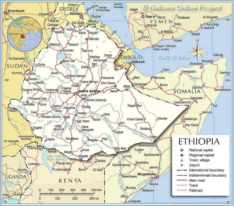 Mapas da Etiópia 1