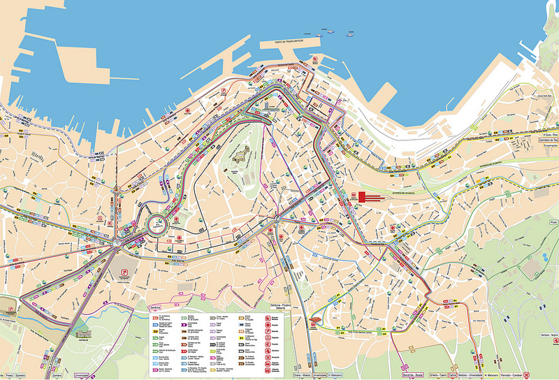 Mapas Transportes em Vigo 2