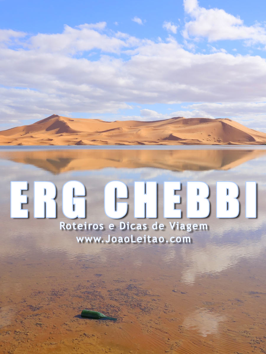Dunas de Erg Chebbi perto de Merzouga