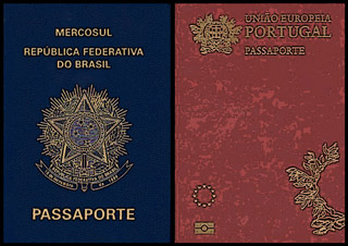 Passaporte do Brasil e Portugal