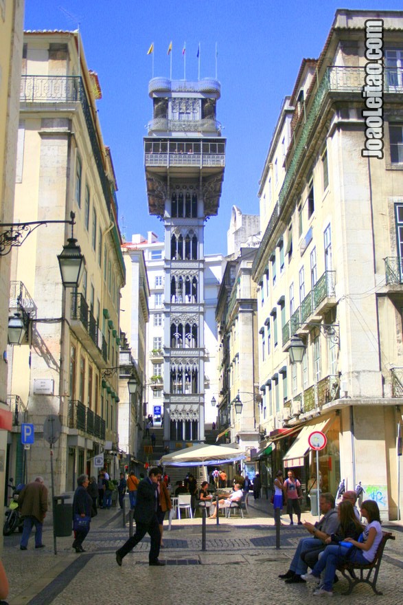 Foto do Elevador de Santa Justa em Lisboa