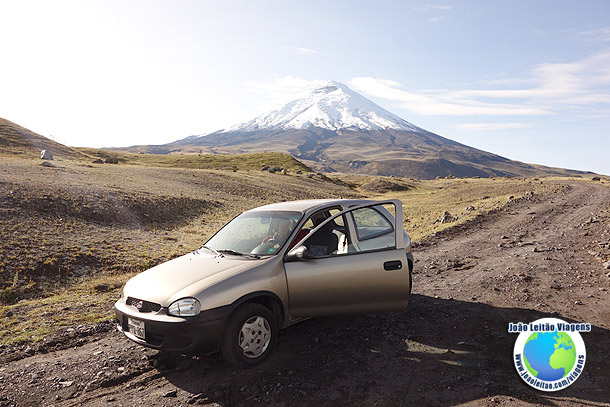 Dirigir na América do Sul - Vulcão Cotopaxi no Equador