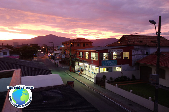 Pôr-do-Sol na Barra da Lagoa, Ilha de Santa Catarina Brasil.