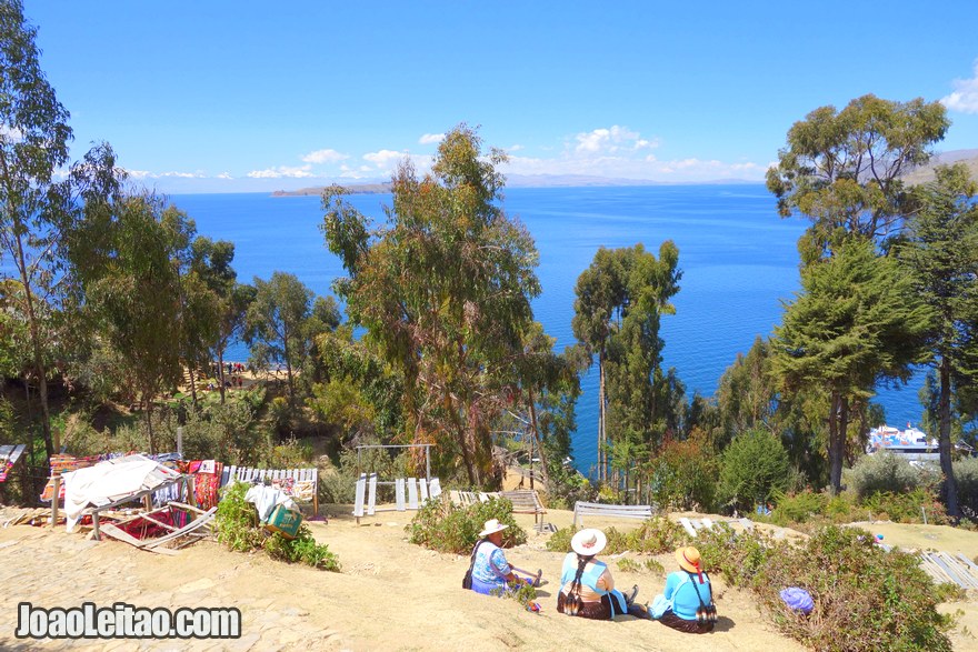 Vista do Lago Titicaca, Visitar a Bolívia