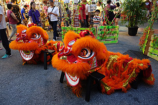 Dragão chinês em Singapura