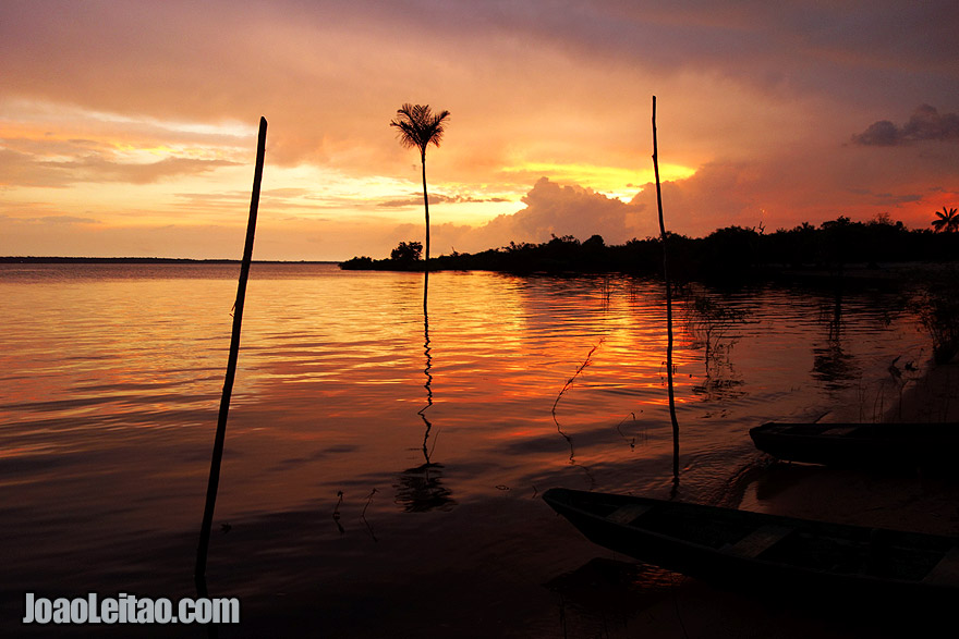 Por do Sol no Rio Grande, Amazonas