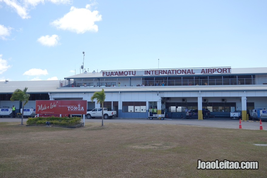 Aeroporto de Nukualofa no Tonga
