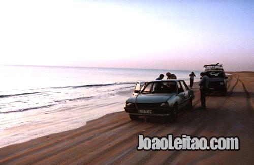 Auto-estrada da Praia na Mauritânia