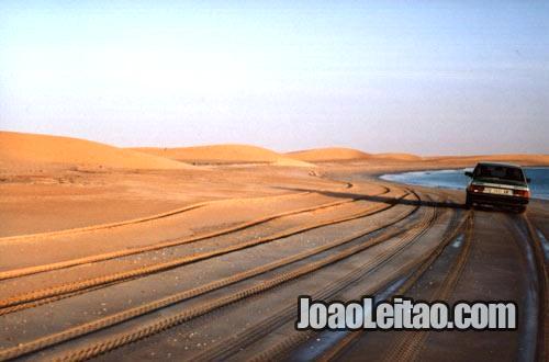 Auto-estrada da Praia na Mauritânia