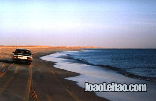 Auto-estrada da Praia na Mauritânia