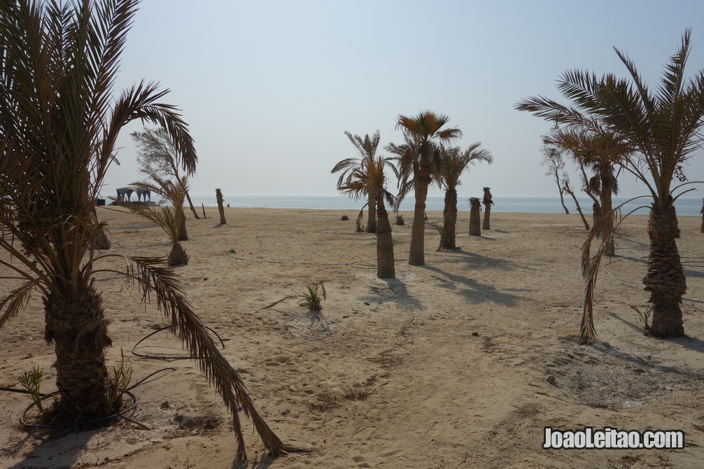 Praia de Al Jazair no Bahrein