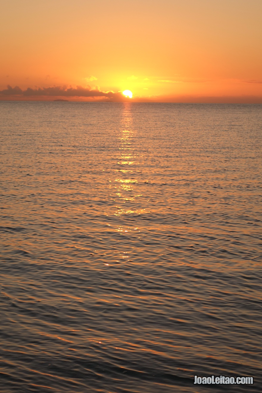 Fotografia da Ilha Leleuvia nas Fiji