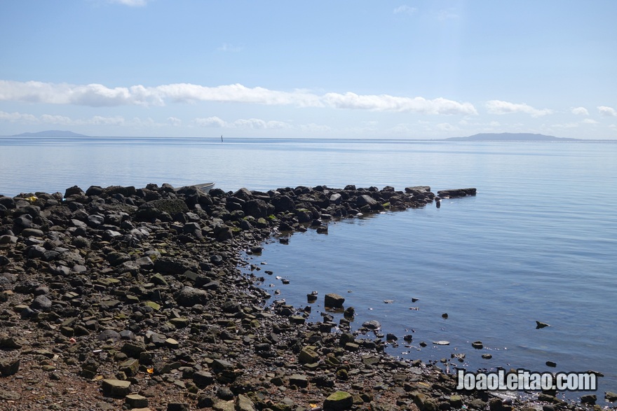 Fotografia de beira mar na Ilha Ovalau nas Fiji