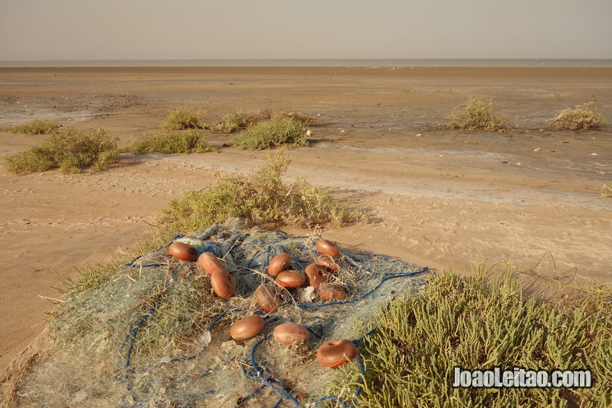 Redes de pesca no Delta dos rios Tigre e Eufrates