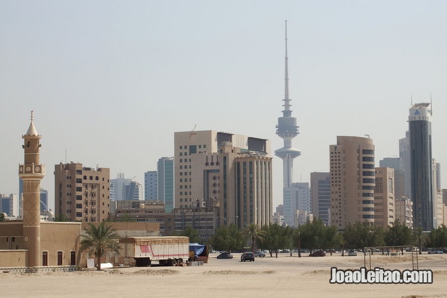 Vista da skyline da Cidade do Kuwait