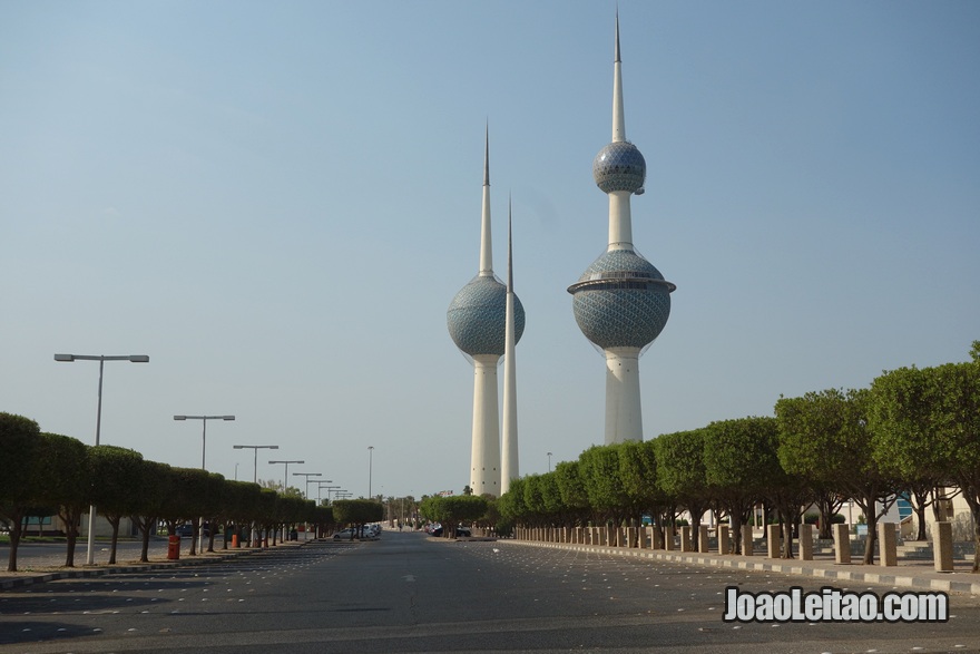 Torres Kuwait com 187 metros de altura