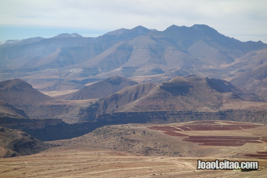 Fotografia do Lesoto na África Austral