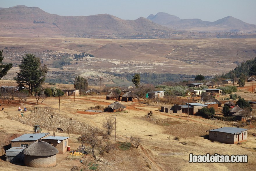 Imagem do Lesoto na África Austral