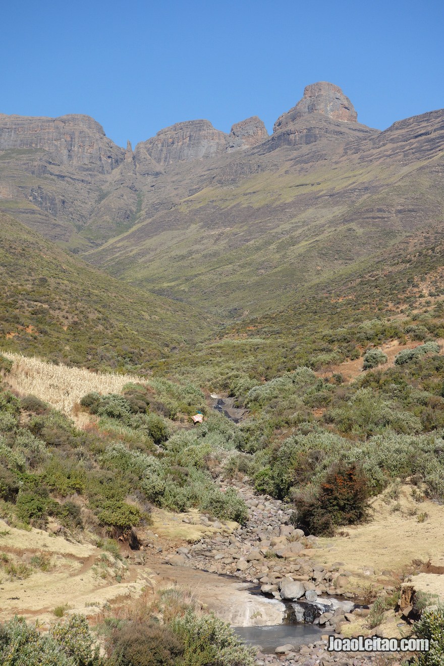 Imagem do Lesoto na África Austral