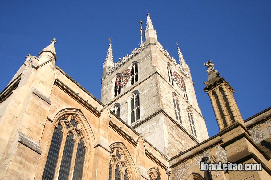 Exterior da Catedral de Southwark em Londres