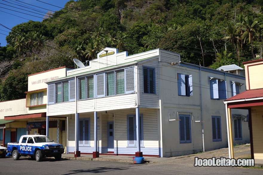 Casa da época colonial feita de madeira em Levuka