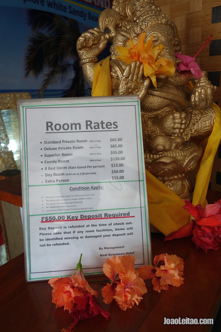 Preços do Nadi Downtown Hotel nas Ilhas Fiji