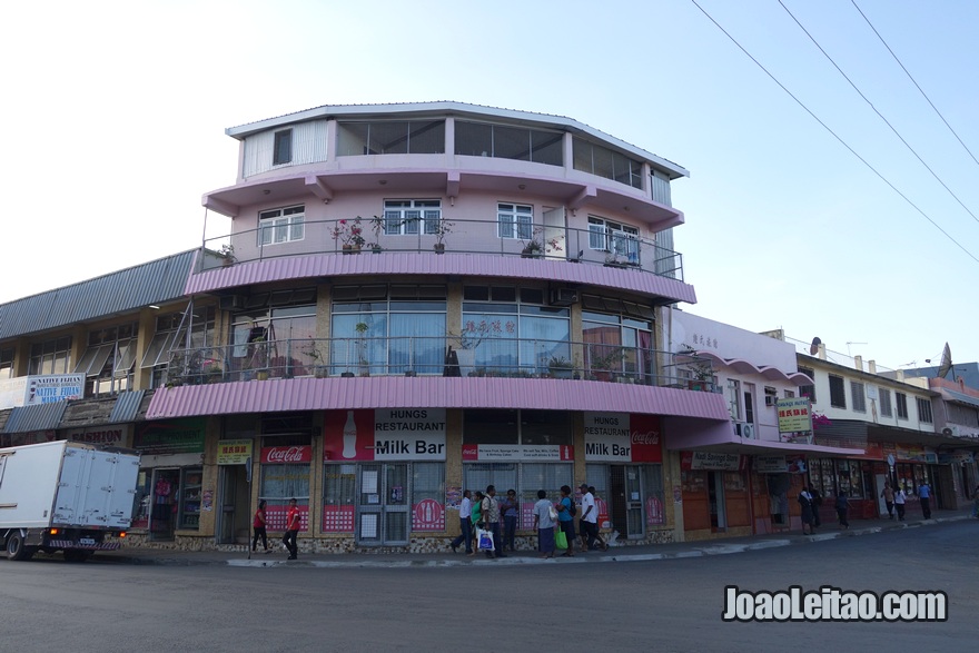 Centro da cidade de Nadi nas Fiji