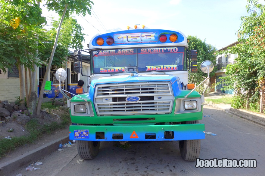 Autocarro Aguilares até Sochitoto, El Salvador