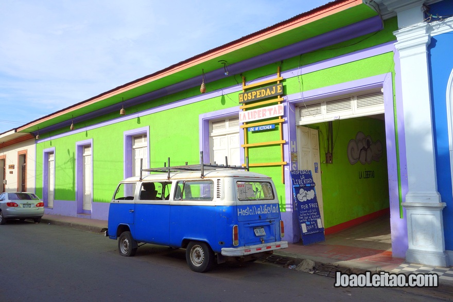 Entrada da Hospedaje La Libertad em Granada, Nicarágua