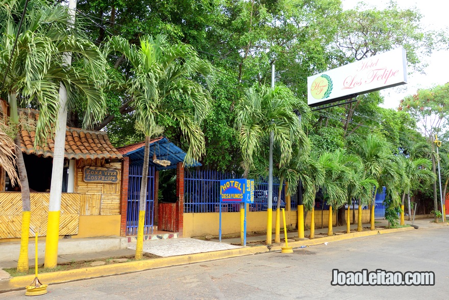 Entrada do Hotel Los Felipe em Manágua, Nicarágua