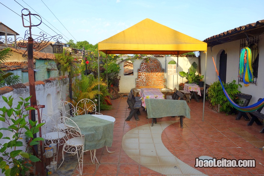 Terraço do Hotel Posada Blanca Luna em Sochitoto, El Salvador