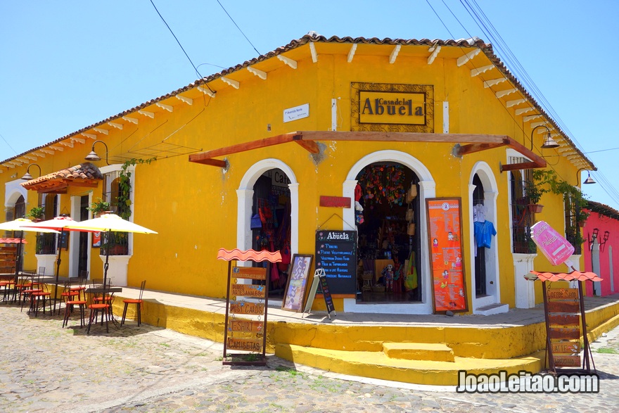 Loja de artesanato em Suchitoto 